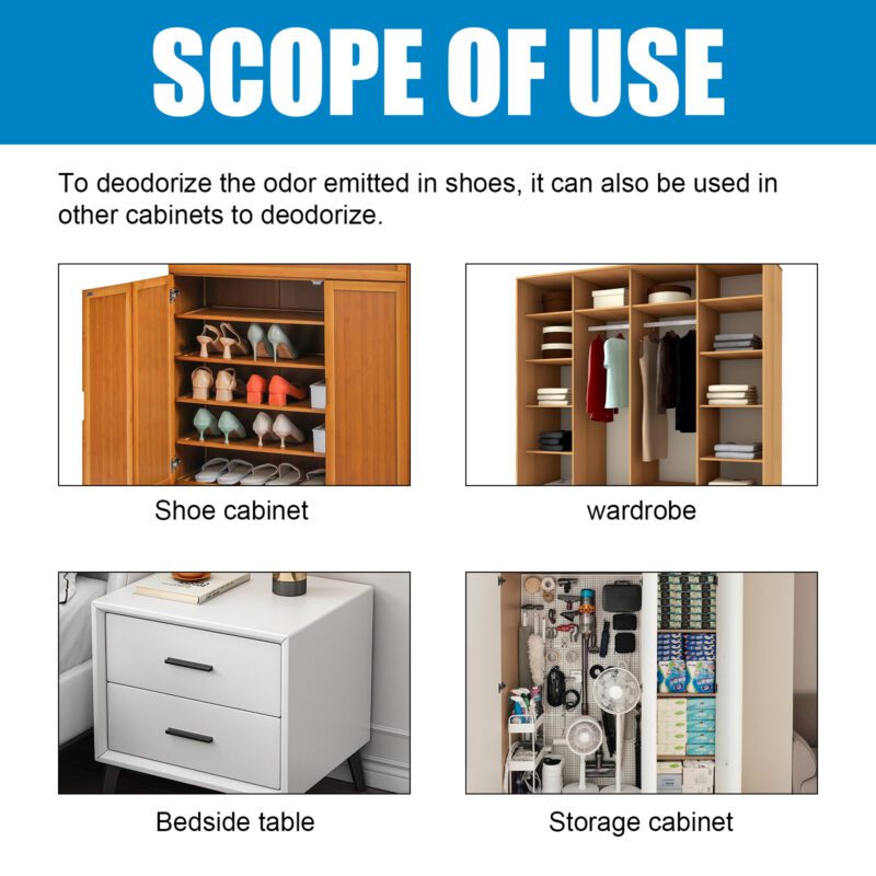 Jakehoe Long-Lasting Shoe Cabinet Deodorizer Gel | Household Odor Eliminator - Image 3