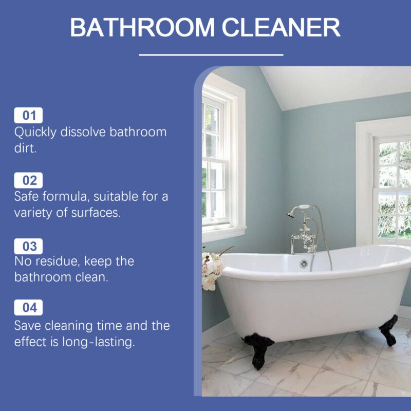 Jakehoe Multi-Functional Bathroom Descaler – Ceramic Tile & Glass Cleaner, Safe & Effective - Image 4