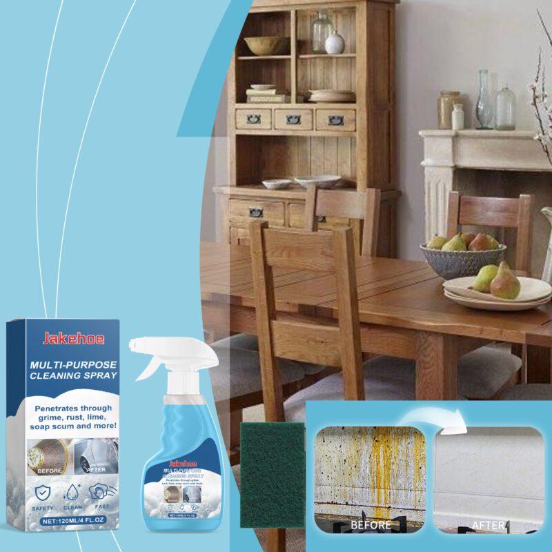 Jakehoe Multi-Functional Foam Cleaner: Kitchen, Floor & Furniture Safe, Long-Lasting - Image 2