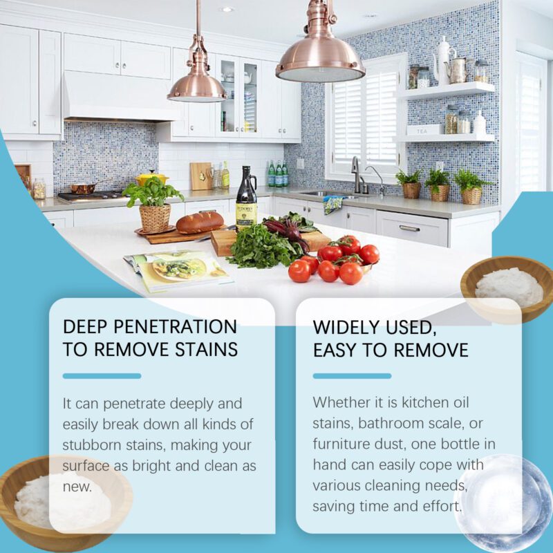 Jakehoe Multi-Functional Foam Cleaner: Kitchen, Floor & Furniture Safe, Long-Lasting - Image 3