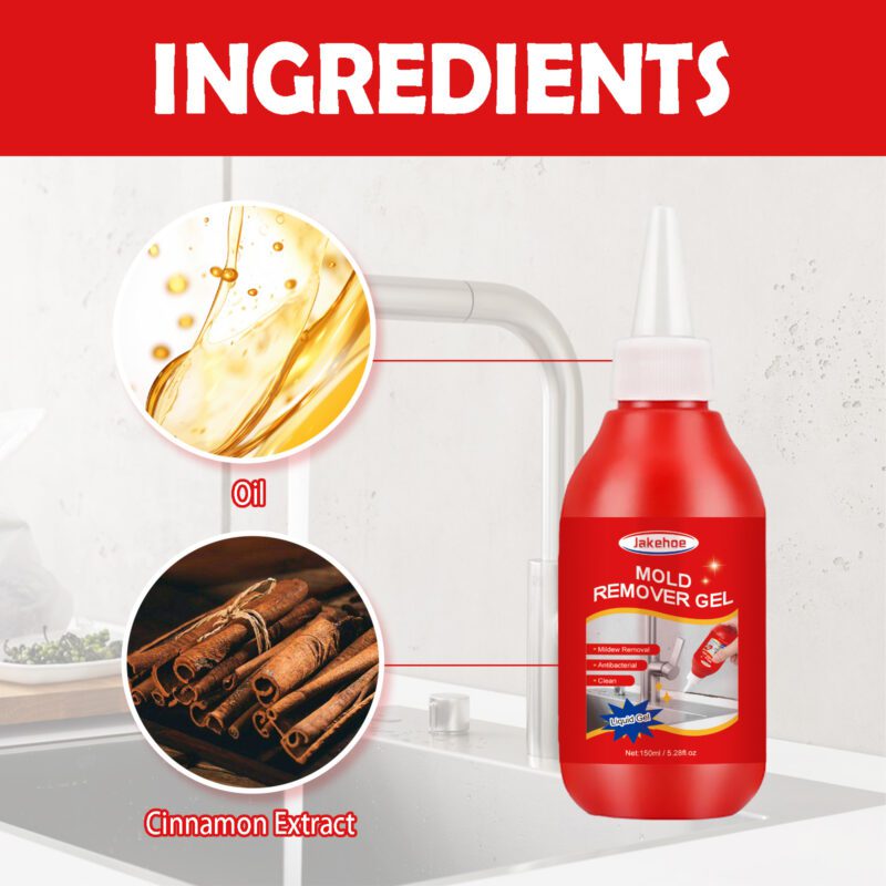 Jakehoe Multi-Functional Mildew Remover Gel – Tile, Crevice & Appliance Safe Cleaner - Image 5