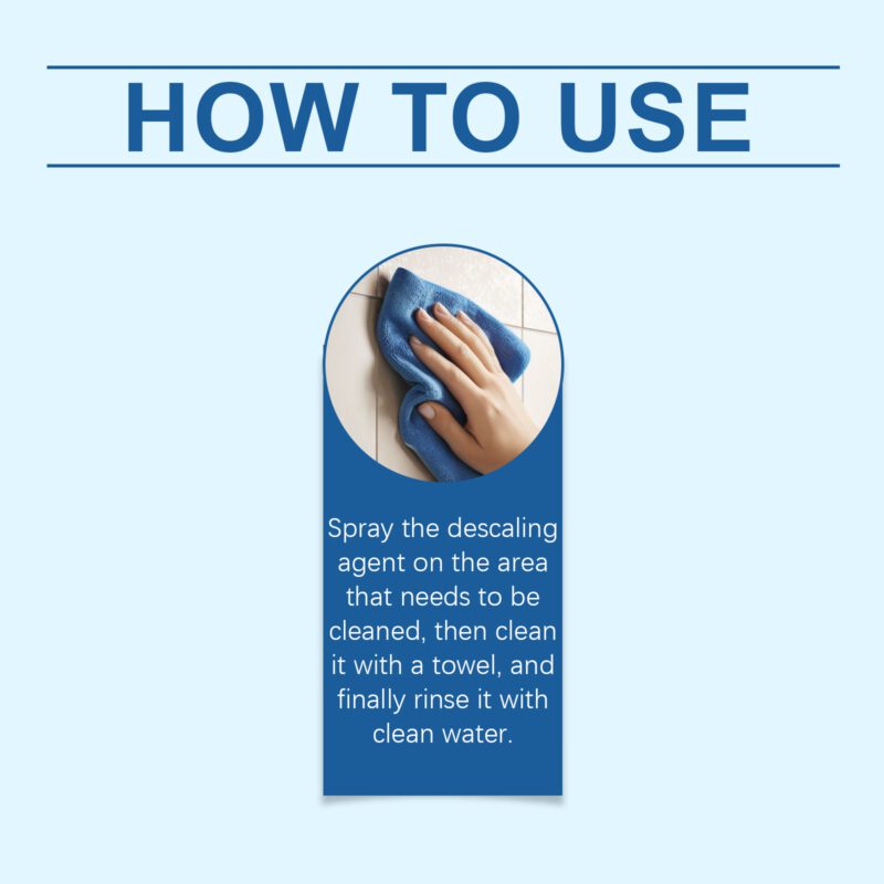Jakehoe Multi-Purpose Bathroom Descaler | Tile, Glass & Faucet Stain Cleaner - Image 6