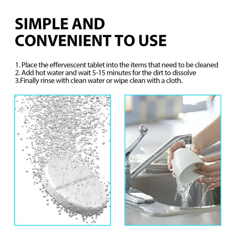 Jakehoe Multi-Purpose Cleaning Tablets | Kitchen, Floor & Furniture Safe, Long-Lasting Household Cleaner - Image 6