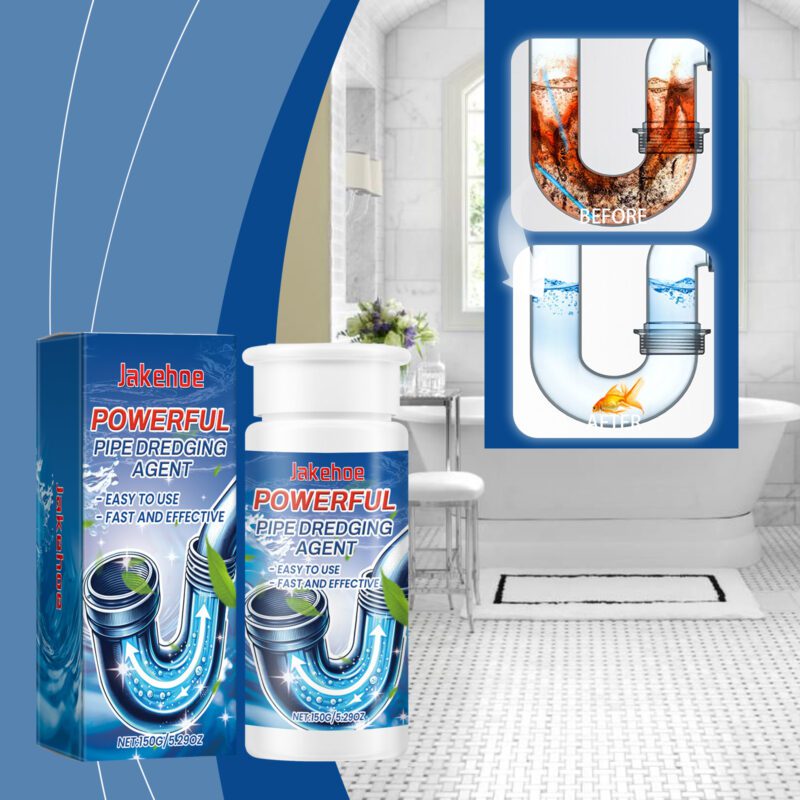 Jakehoe Multi-Purpose Drain Unclog Cleaner – Kitchen Toilet Sink Pipe Cleaner - Image 2