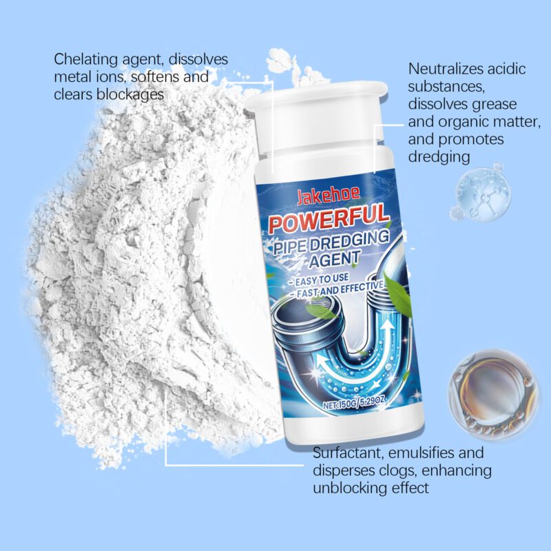 Jakehoe Multi-Purpose Drain Unclog Cleaner – Kitchen Toilet Sink Pipe Cleaner - Image 3