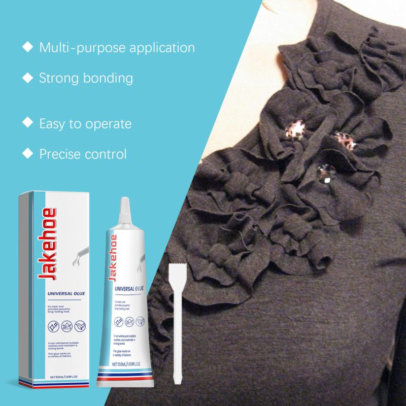 Jakehoe Multi-Purpose Fabric Glue: Household Fabric Repair, Long-Lasting, Surface-Safe - Image 3