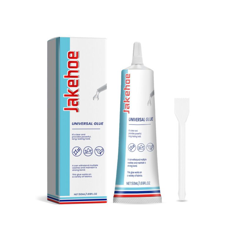 Jakehoe Multi-Purpose Fabric Glue: Household Fabric Repair, Long-Lasting, Surface-Safe