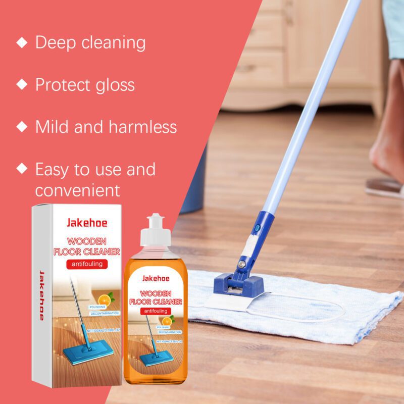 Jakehoe Multi-Purpose Floor Cleaner: Polish, Brighten & Protect Hardwood Floors - Image 4