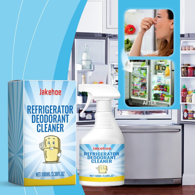 Jakehoe Multi-Purpose Fridge Deodorizer: Long-Lasting Kitchen Cleaner, Surface-Safe Spray - Image 2