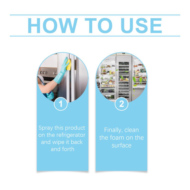Jakehoe Multi-Purpose Fridge Deodorizer: Long-Lasting Kitchen Cleaner, Surface-Safe Spray - Image 6