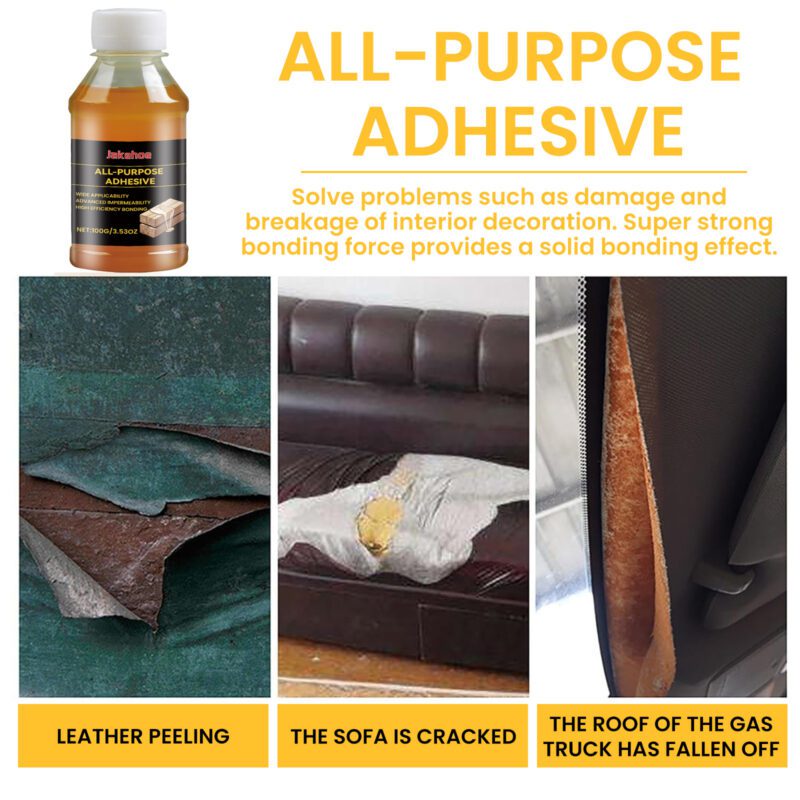 Jakehoe Multi-Purpose Household Adhesive: Wood Leather Glass Quick-Drying Glue - Image 3