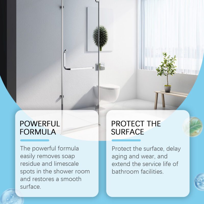 Jakehoe Multi-Purpose Household Cleaner: Bathroom Surface-Safe Spray for Tiles, Tub & Sink - Image 3