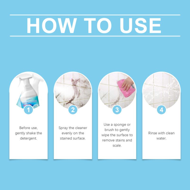 Jakehoe Multi-Purpose Household Cleaner: Bathroom Surface-Safe Spray for Tiles, Tub & Sink - Image 6