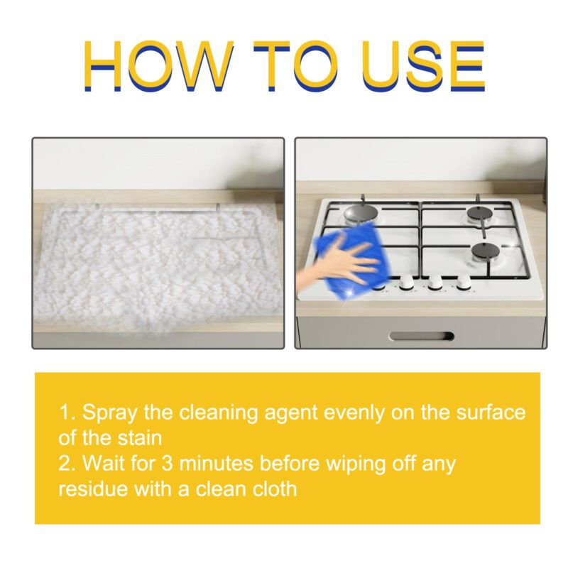 Jakehoe Multi-Purpose Household Cleaner: Kitchen Grease Remover, Safe & Long-Lasting - Image 6
