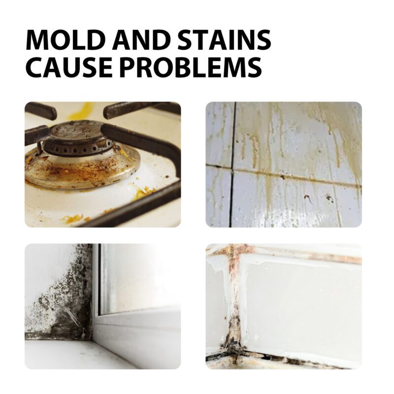 Jakehoe Multi-Purpose Household Mold & Stain Cleaner – Surface-Safe Tile/Crevice Care - Image 3