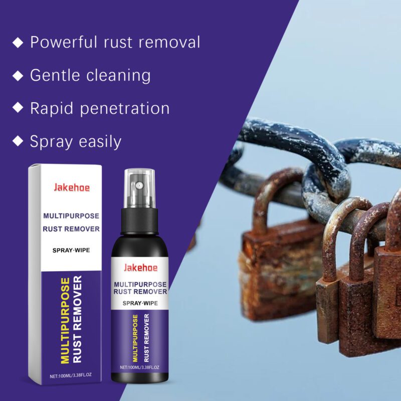 Jakehoe Multi-Purpose Household Rust Remover Spray – Metal Stain Remover, Surface-Safe - Image 4
