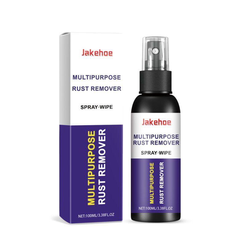Jakehoe Multi-Purpose Household Rust Remover Spray – Metal Stain Remover, Surface-Safe