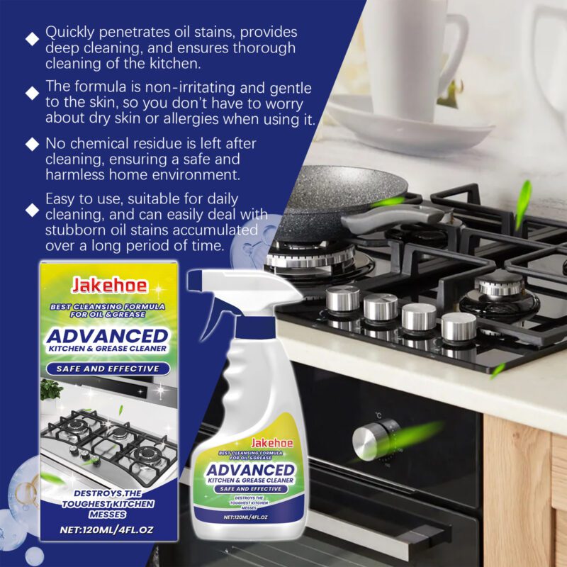 Jakehoe Multi-Purpose Kitchen Degreaser: Gentle, Long-Lasting Household Cleaner - Image 4