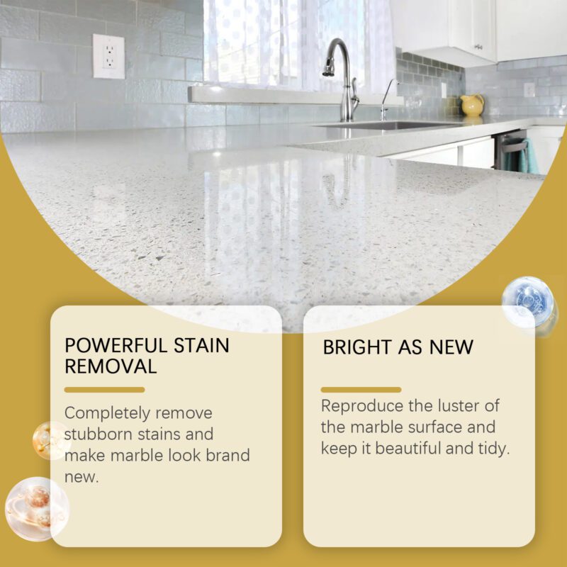 Jakehoe Multi-Purpose Marble Cleaner: Kitchen Countertop & Furniture Polish, Long-Lasting Shine - Image 4