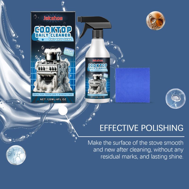 Jakehoe Multi-Purpose Stove Foam Cleaner - Kitchen Grease Remover, Surface-Safe Household Cleaner - Image 3