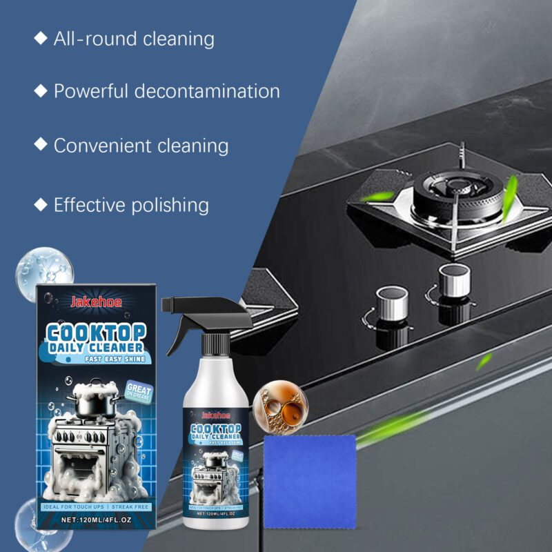 Jakehoe Multi-Purpose Stove Foam Cleaner - Kitchen Grease Remover, Surface-Safe Household Cleaner - Image 4
