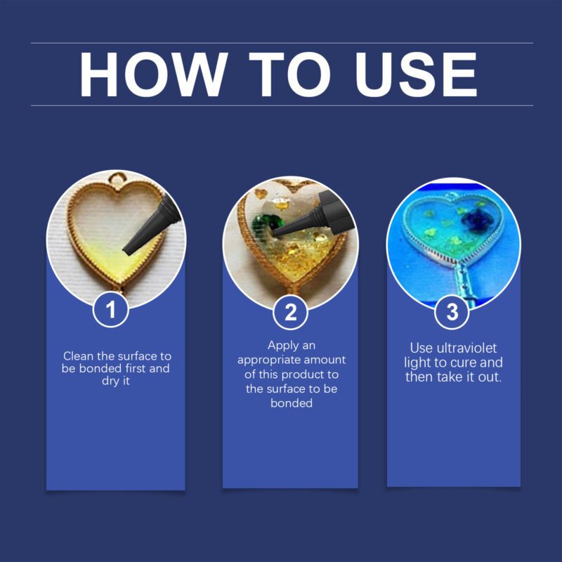 Jakehoe Multi-Purpose UV Glue: Quick-Dry, Surface-Safe Household Adhesive - Image 5