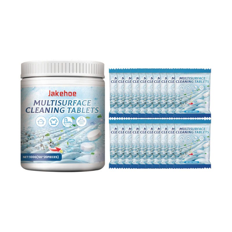 Jakehoe Multi-Surface Effervescent Cleaners: Kitchen Bathroom Floor Stain Remover, Safe Long-Lasting