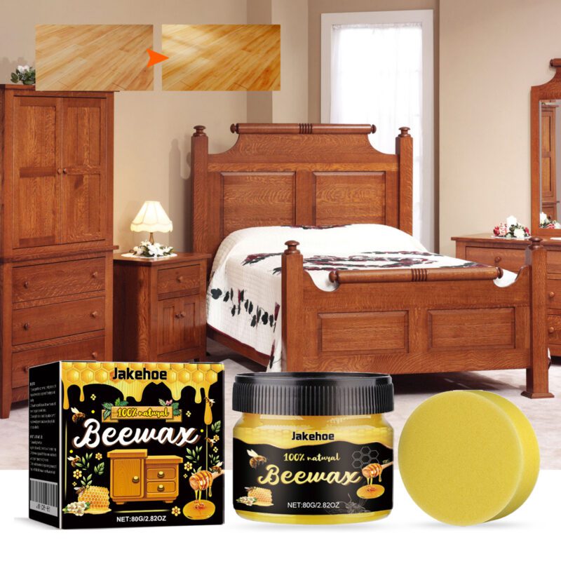 Jakehoe Natural Beeswax Polish – Wood Floor & Furniture Care, Long-Lasting Shine - Image 2