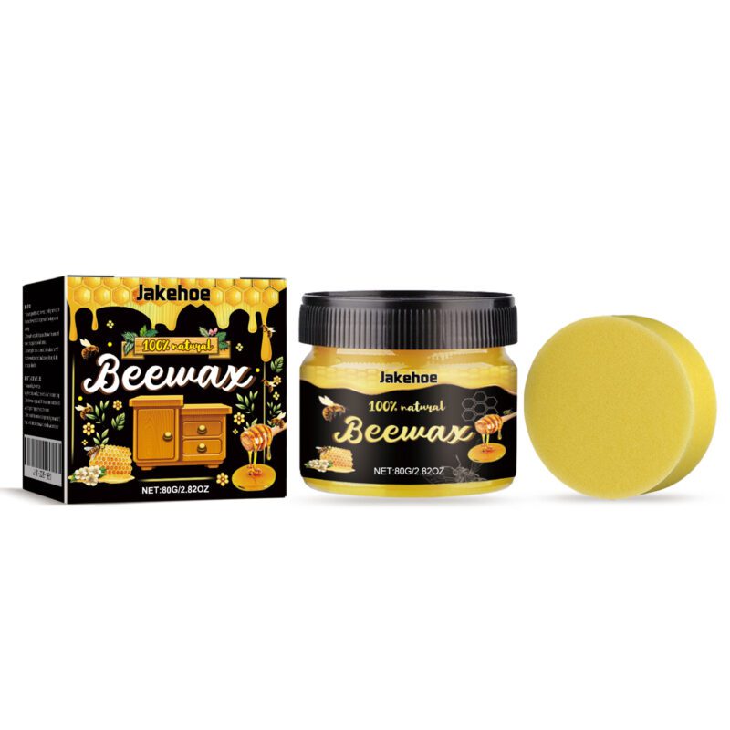 Jakehoe Natural Beeswax Polish – Wood Floor & Furniture Care, Long-Lasting Shine