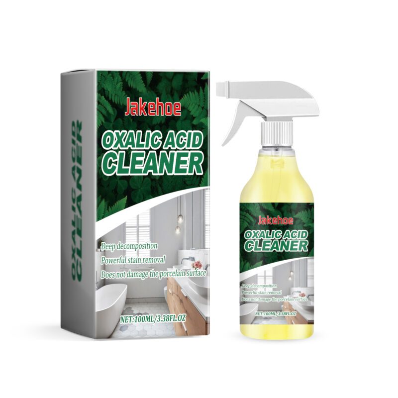 Jakehoe Oxalic Acid Cleaner – Multi-Purpose Toilet Stain Remover, Safe Surface Cleaning