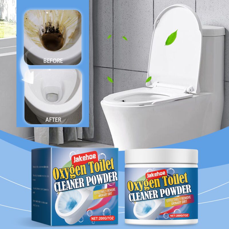 Jakehoe Oxygen Toilet Cleaner Powder: Long-Lasting, Safe Household Toilet Cleaner - Image 2