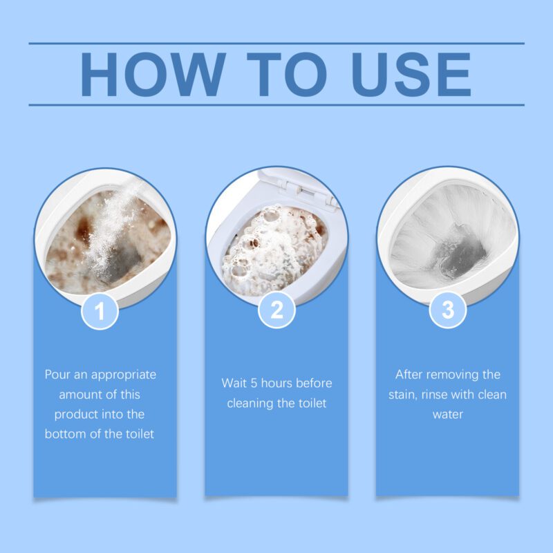 Jakehoe Oxygen Toilet Cleaner Powder: Long-Lasting, Safe Household Toilet Cleaner - Image 6