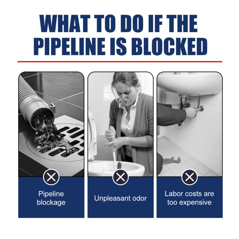 Jakehoe Pipe Unclog Gel: Long-Lasting Drain Cleaner, Safe for Pipes - Image 4
