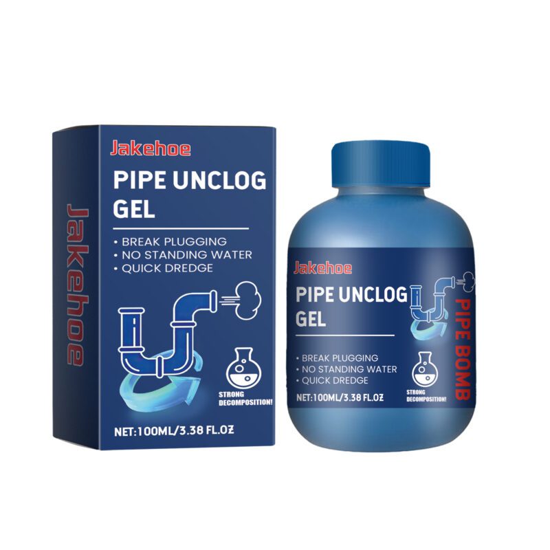 Jakehoe Pipe Unclog Gel: Long-Lasting Drain Cleaner, Safe for Pipes