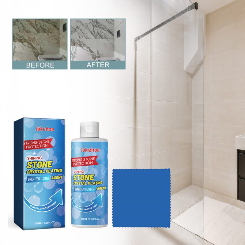 Jakehoe Stone Crystal Plating: Multi-Purpose Household Stone Cleaner, Floor Polish & Furniture Protector - Image 2