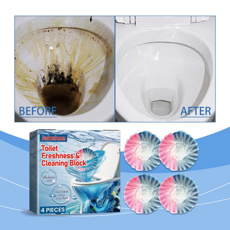 Jakehoe Toilet Cleaner Block: Long-Lasting Fresh Fragrance, Toilet Deodorizer, Household Cleaning - Image 2