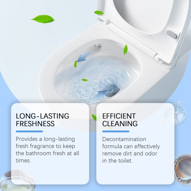 Jakehoe Toilet Cleaner Block: Long-Lasting Fresh Fragrance, Toilet Deodorizer, Household Cleaning - Image 3