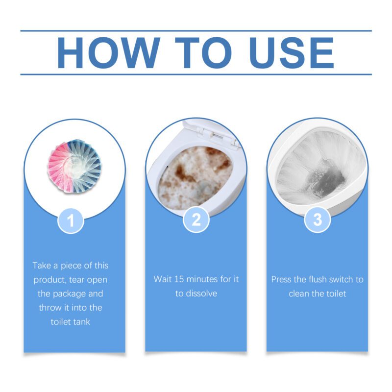 Jakehoe Toilet Cleaner Block: Long-Lasting Fresh Fragrance, Toilet Deodorizer, Household Cleaning - Image 6