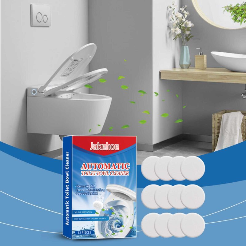 Jakehoe Toilet Cleaner Effervescent Tablets: Deodorizing, Long-Lasting, Surface-Safe - Image 2