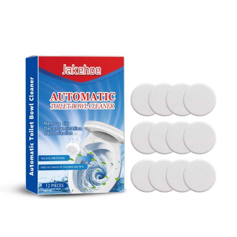 Jakehoe Toilet Cleaner Effervescent Tablets: Deodorizing, Long-Lasting, Surface-Safe