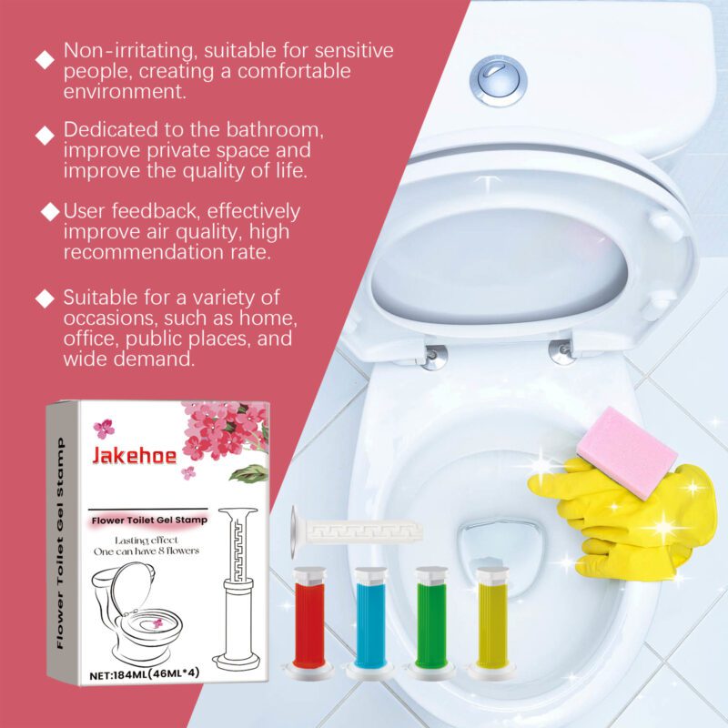 Jakehoe Toilet Cleaner Gel: Long-Lasting Deodorizing & Descaling Household Deodorizer - Image 4