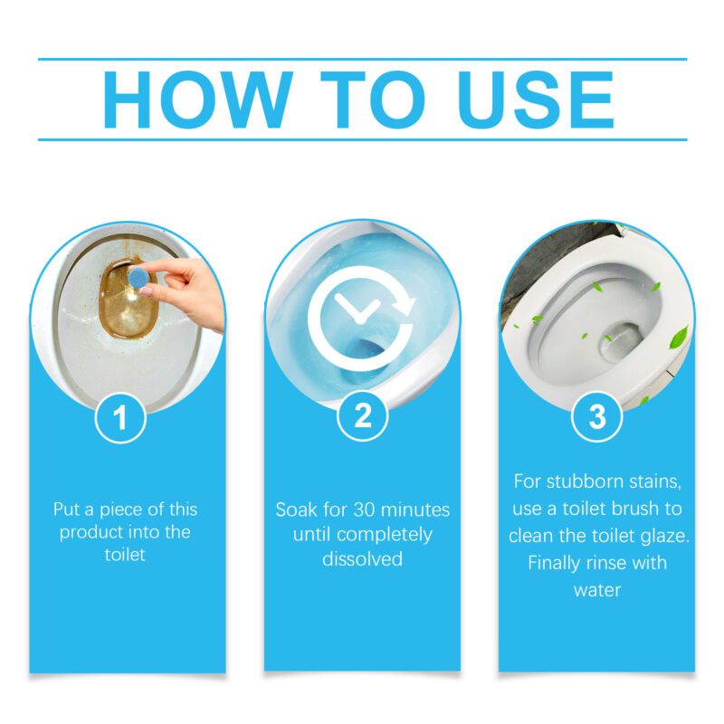 Jakehoe Toilet Cleaning Sheets | Multi-Purpose Stain & Scale Remover, Safe for Surfaces - Image 6