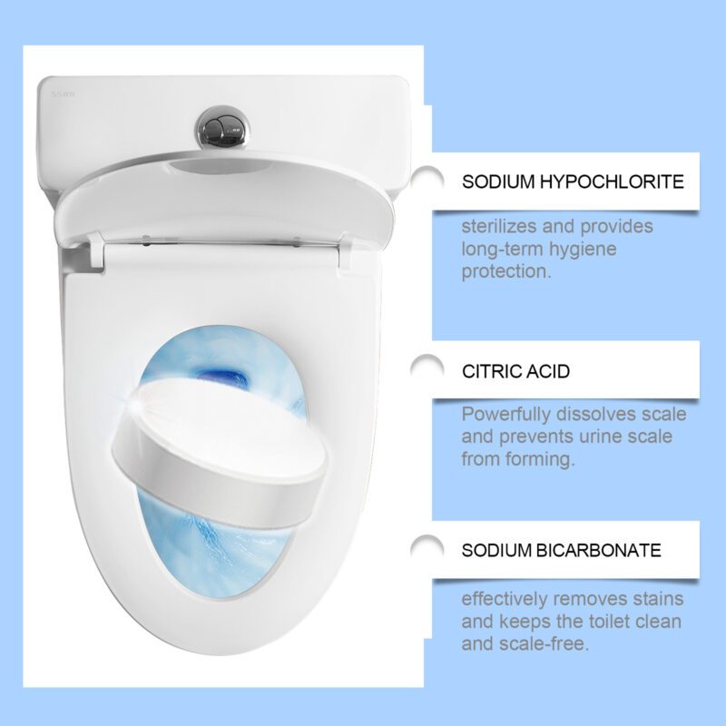Jakehoe Toilet Cleaning Tablets: Multi-Purpose, Long-Lasting Stain & Odor Remover - Image 4