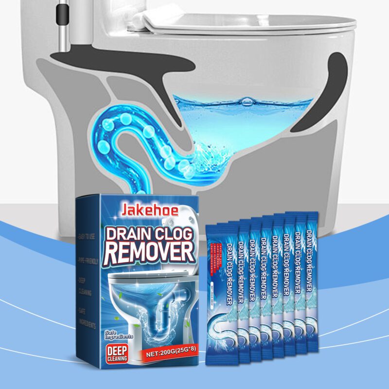 Jakehoe Toilet Clog Remover: Pipe Unclogger, Deodorant, Safe Household Drain Cleaner - Image 2
