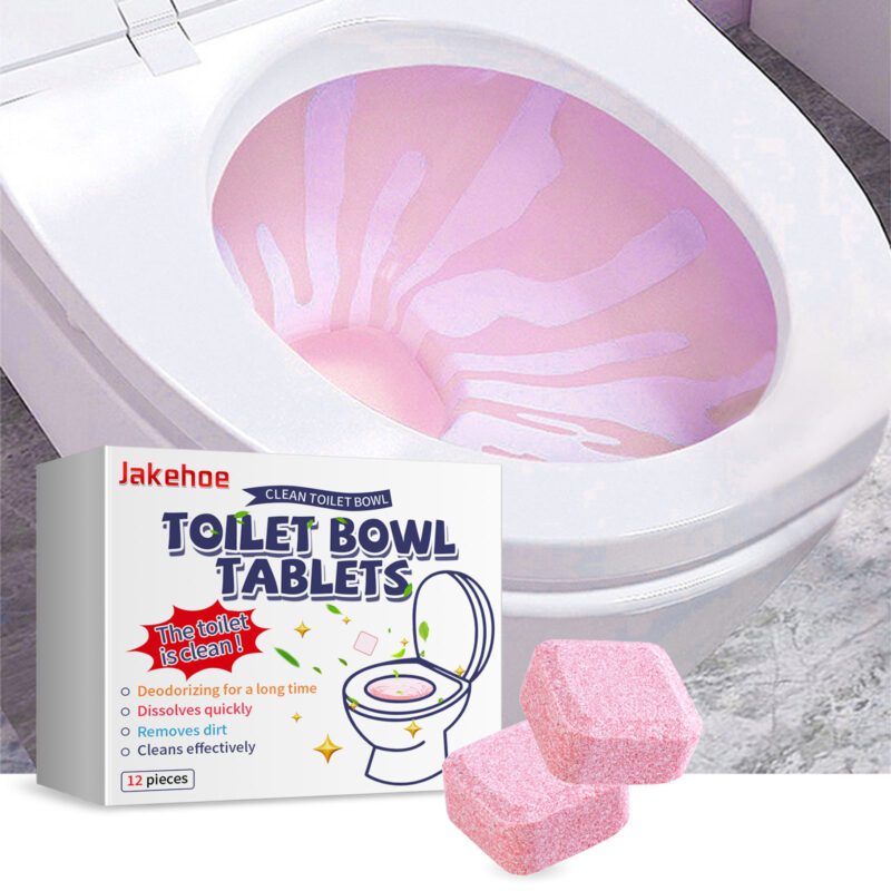 Jakehoe Toilet Effervescent Tablets: Long-Lasting Stain & Odor Remover - Image 2