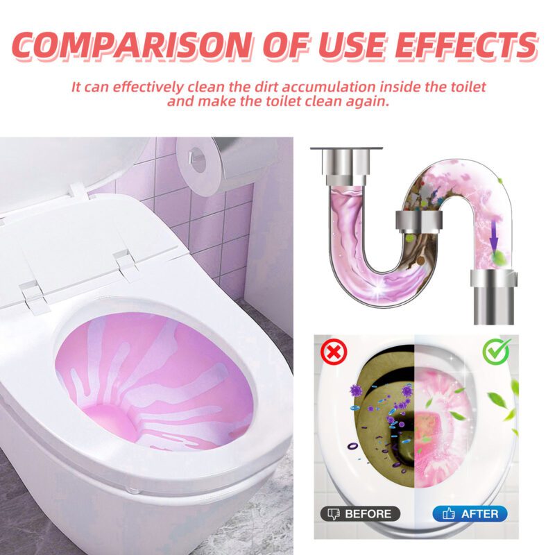 Jakehoe Toilet Effervescent Tablets: Long-Lasting Stain & Odor Remover - Image 4