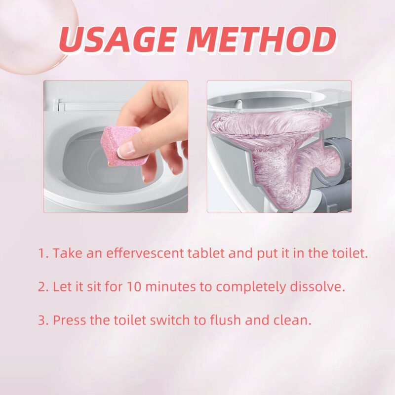 Jakehoe Toilet Effervescent Tablets: Long-Lasting Stain & Odor Remover - Image 6