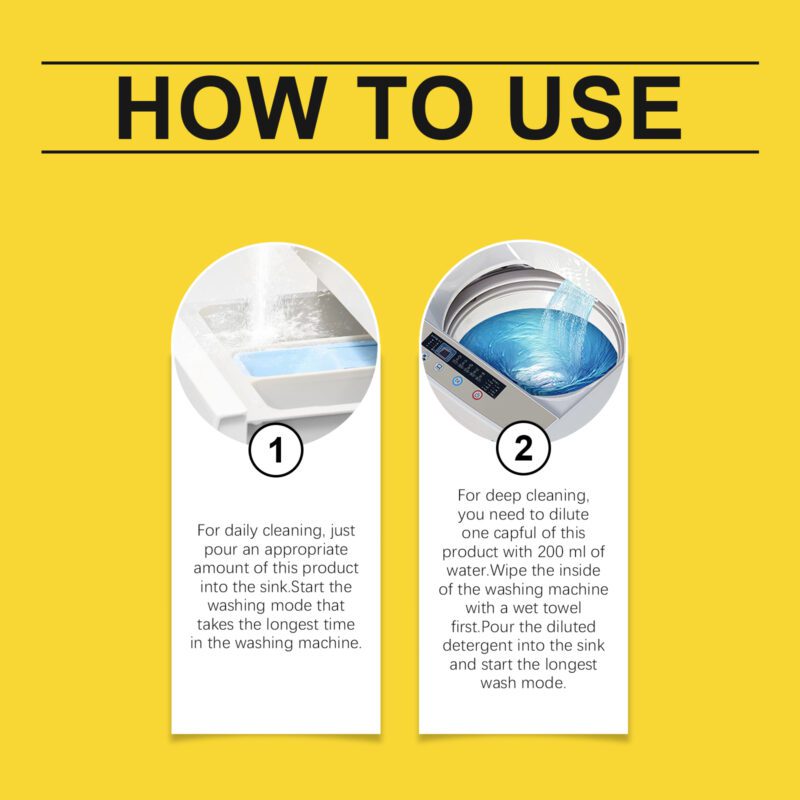 Jakehoe Washing Machine Cleaner: Daily Care, Stain & Scale Remover - Image 6