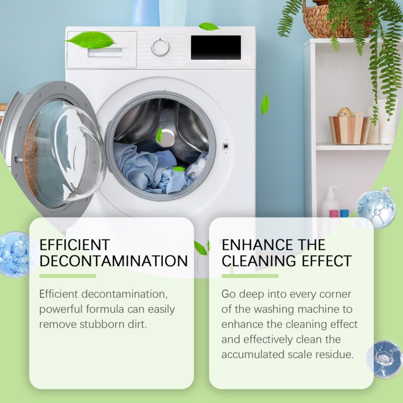 Jakehoe Washing Machine Cleaner: Deep Cleaning, Multi-Effect Household Stain Remover - Image 4