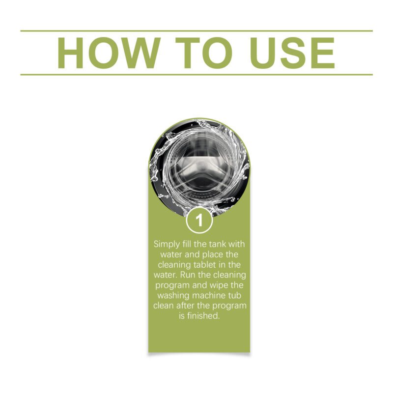 Jakehoe Washing Machine Cleaner Sheets - Multi-Purpose, Long-Lasting Drum Care with Odor Elimination - Image 6